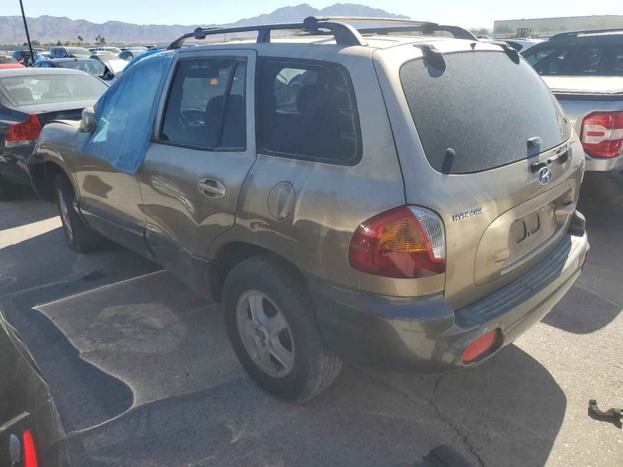 2003 Hyundai Santa Fe Gls Beige vin: KM8SC13D53U558567