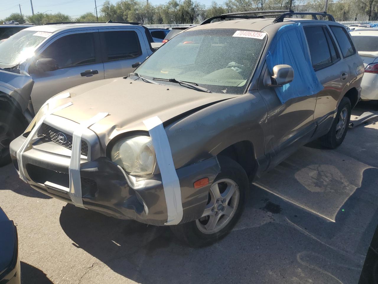 2003 Hyundai Santa Fe Gls Beige vin: KM8SC13D53U558567