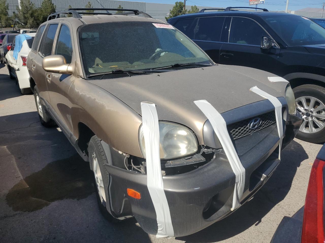 2003 Hyundai Santa Fe Gls Beige vin: KM8SC13D53U558567