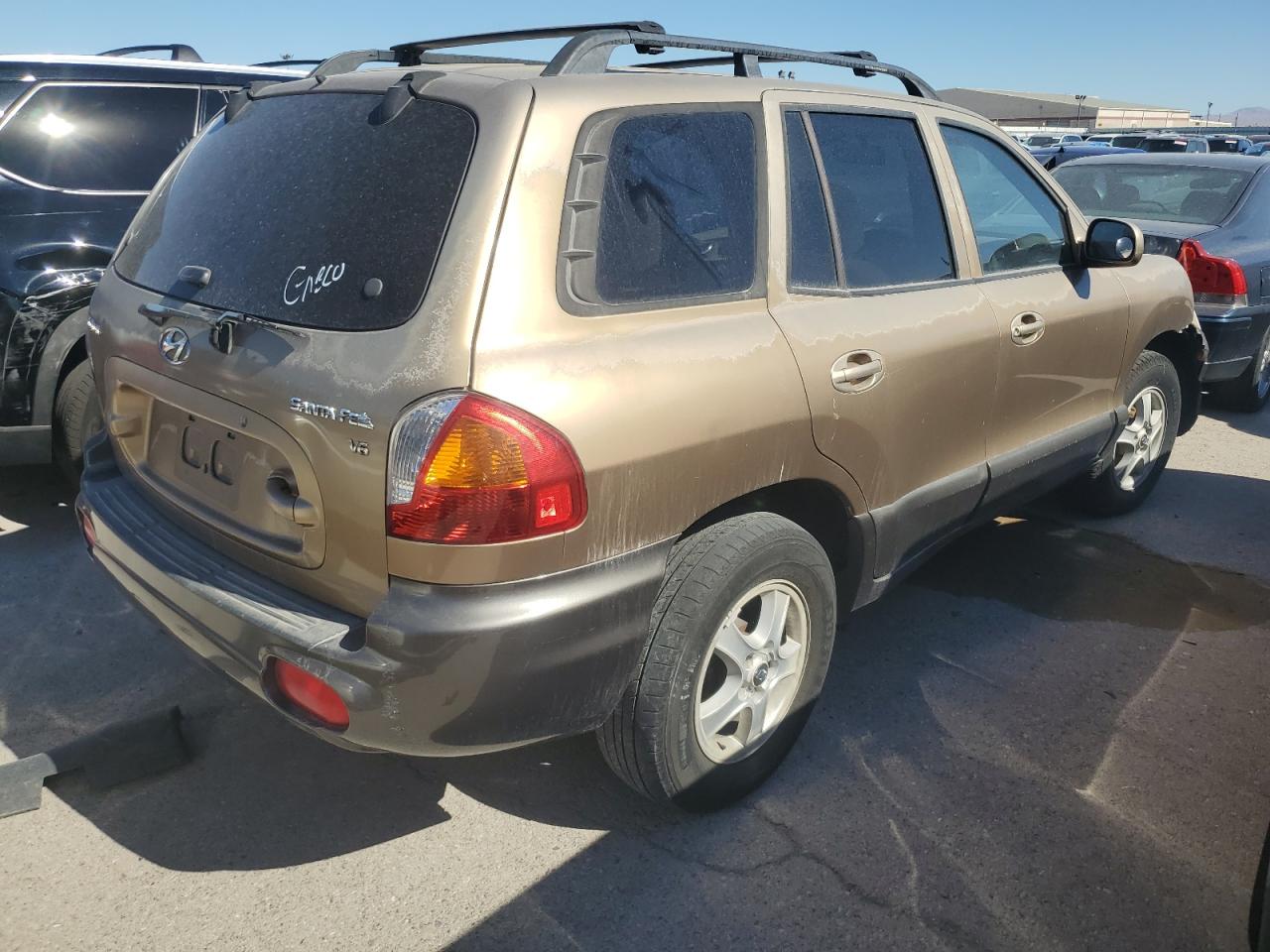 2003 Hyundai Santa Fe Gls Beige vin: KM8SC13D53U558567