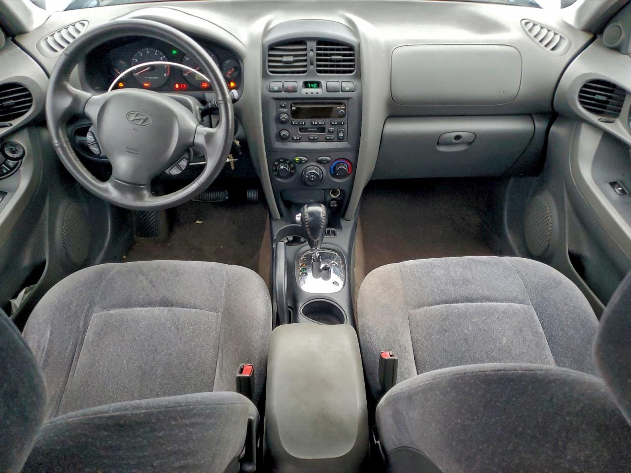 2004 Hyundai Santa Fe Gls Blue vin: KM8SC13D54U758754