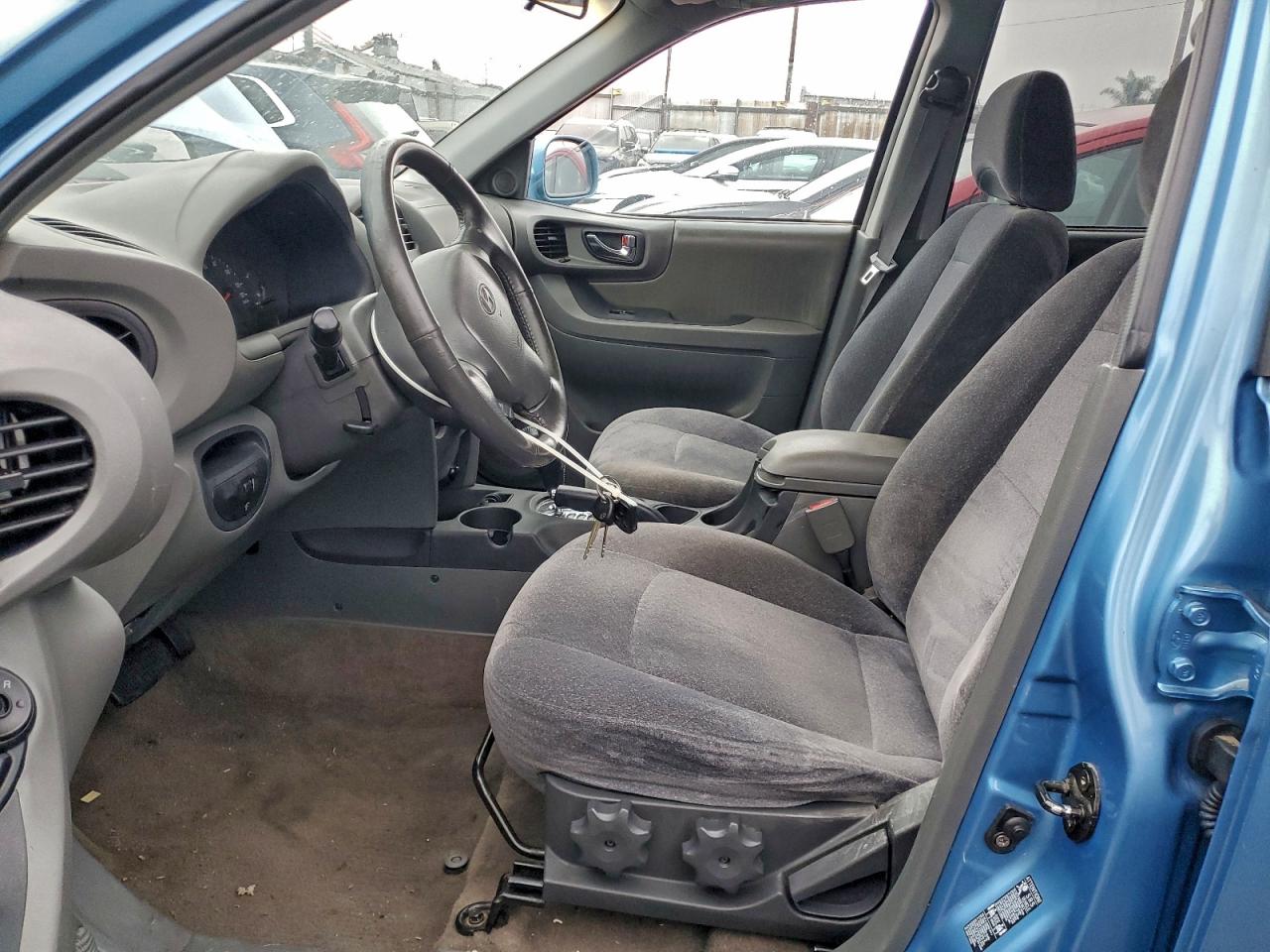 2004 Hyundai Santa Fe Gls Blue vin: KM8SC13D54U758754