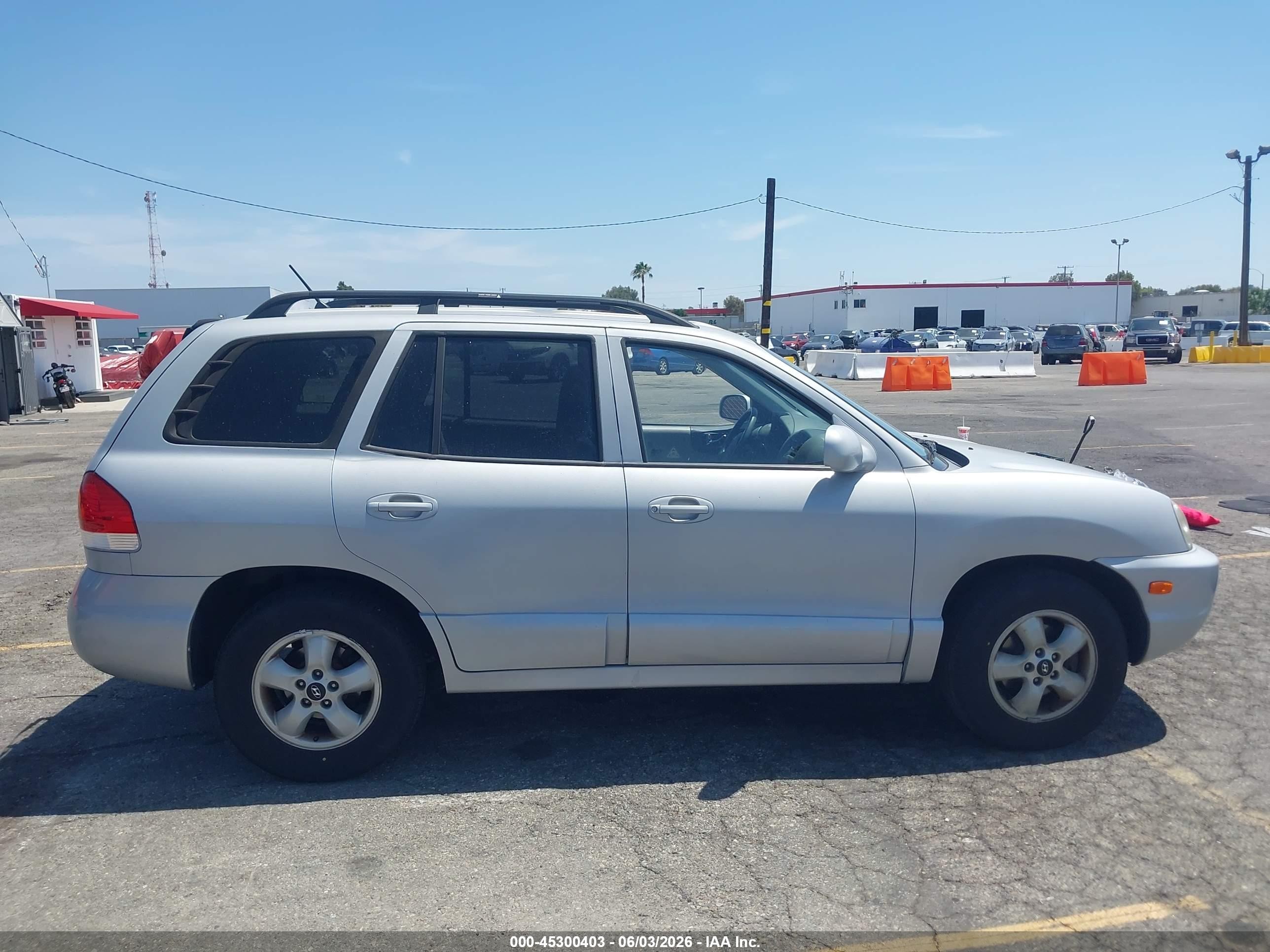 2005 Hyundai Santa Fe Gls Silver vin: KM8SC13D55U919329