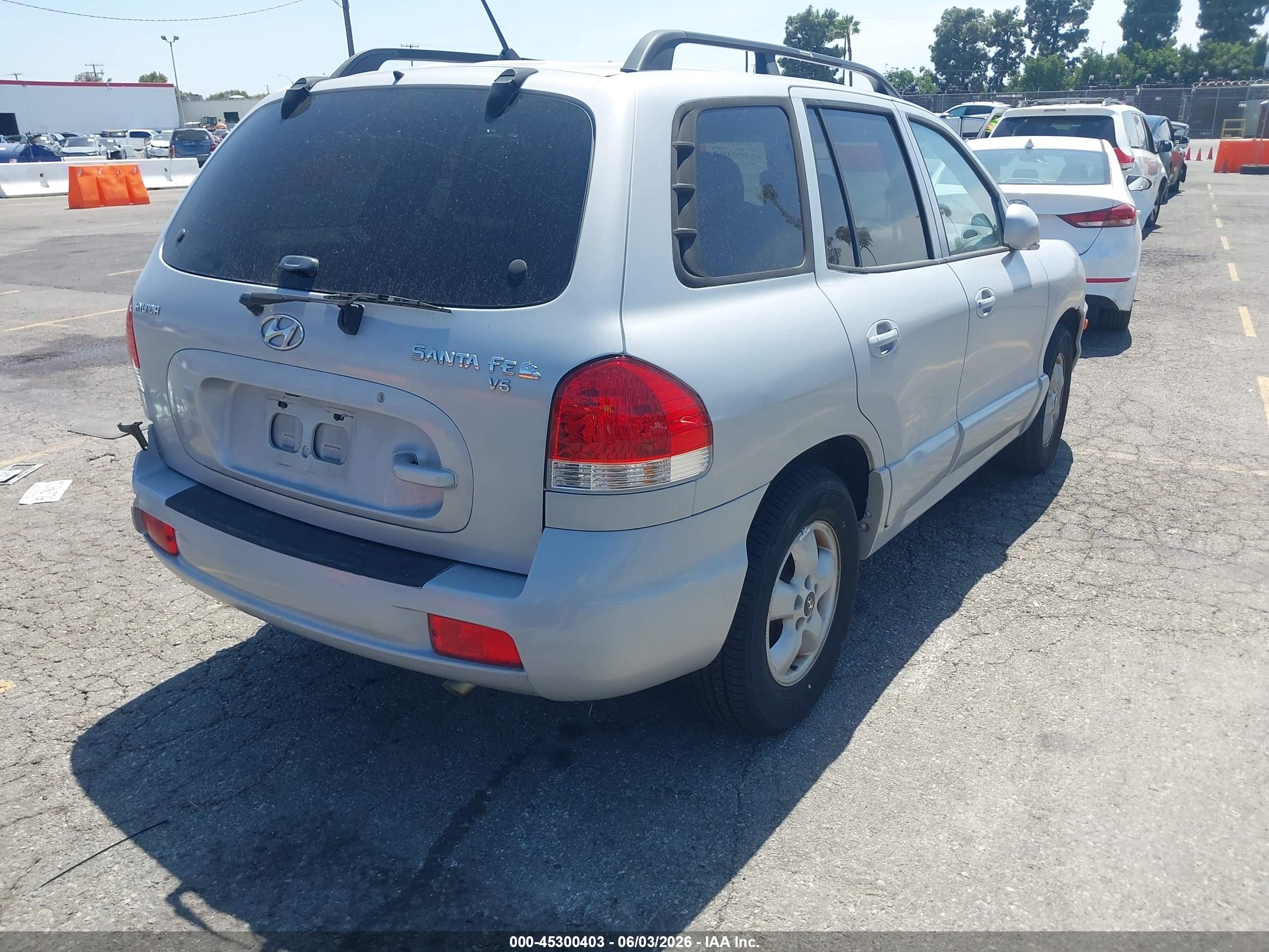 2005 Hyundai Santa Fe Gls Silver vin: KM8SC13D55U919329