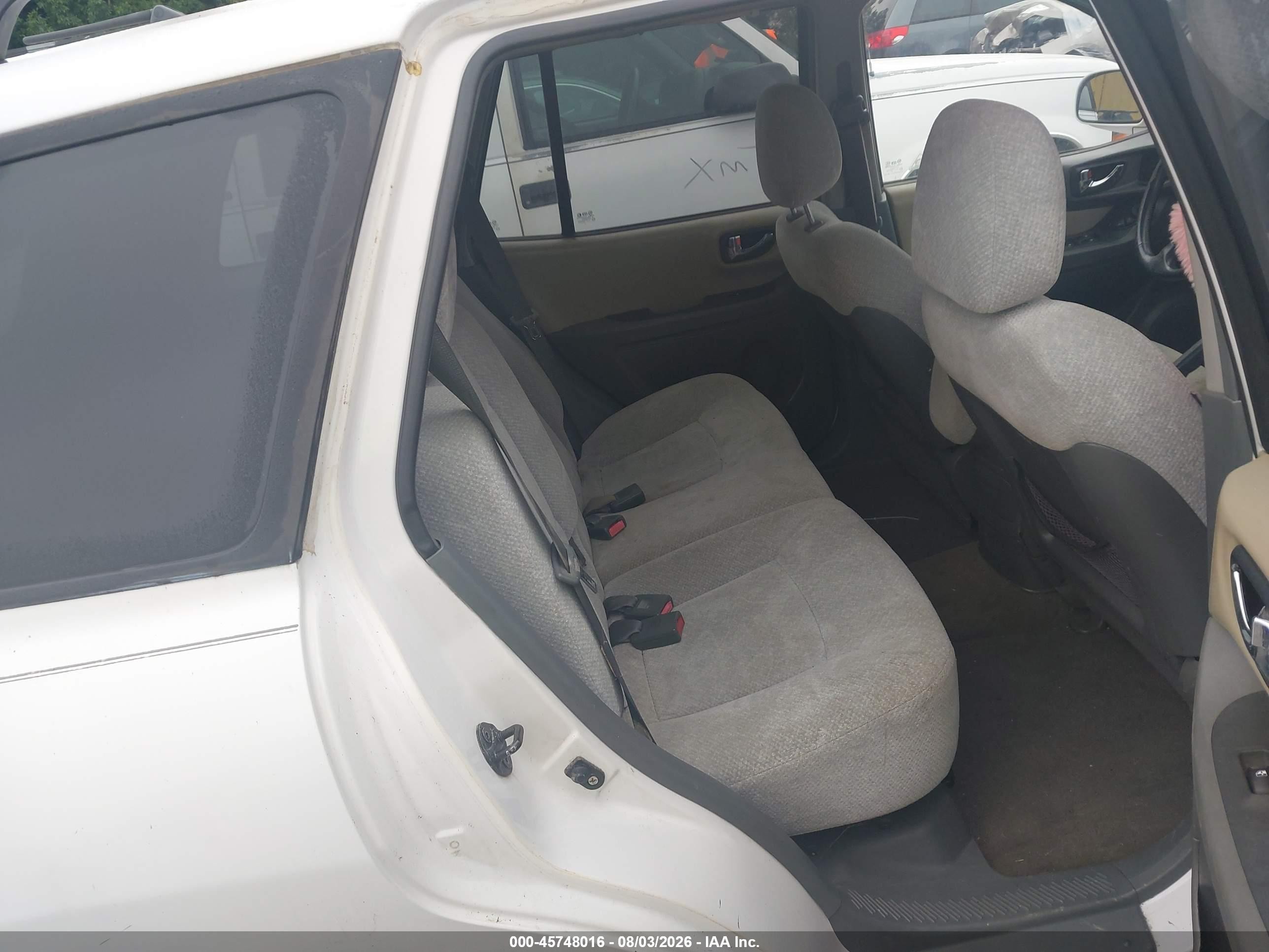 2005 Hyundai Santa Fe Gls White vin: KM8SC13D55U947339