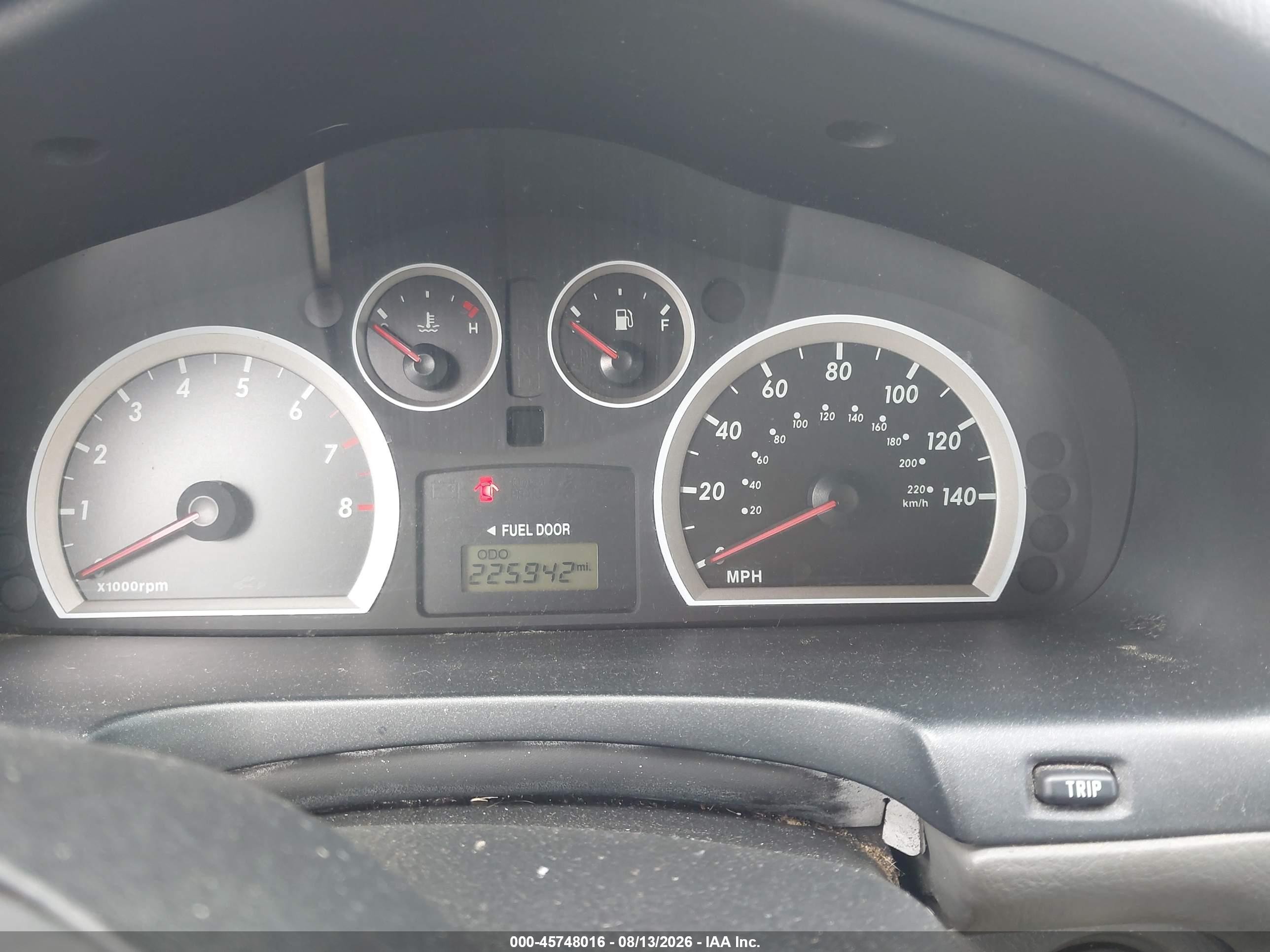 2005 Hyundai Santa Fe Gls White vin: KM8SC13D55U947339