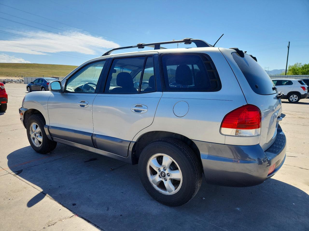 2006 Hyundai Santa Fe Gls Silver vin: KM8SC13D56U105845