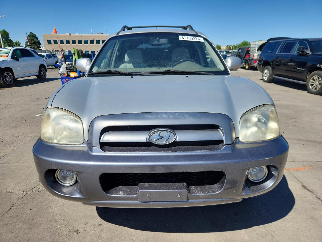 2006 Hyundai Santa Fe Gls Silver vin: KM8SC13D56U105845