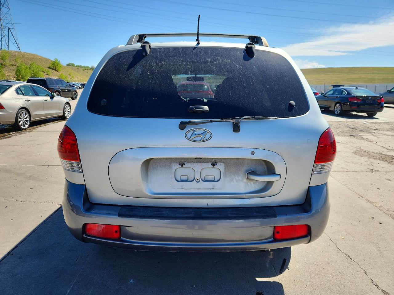 2006 Hyundai Santa Fe Gls Silver vin: KM8SC13D56U105845