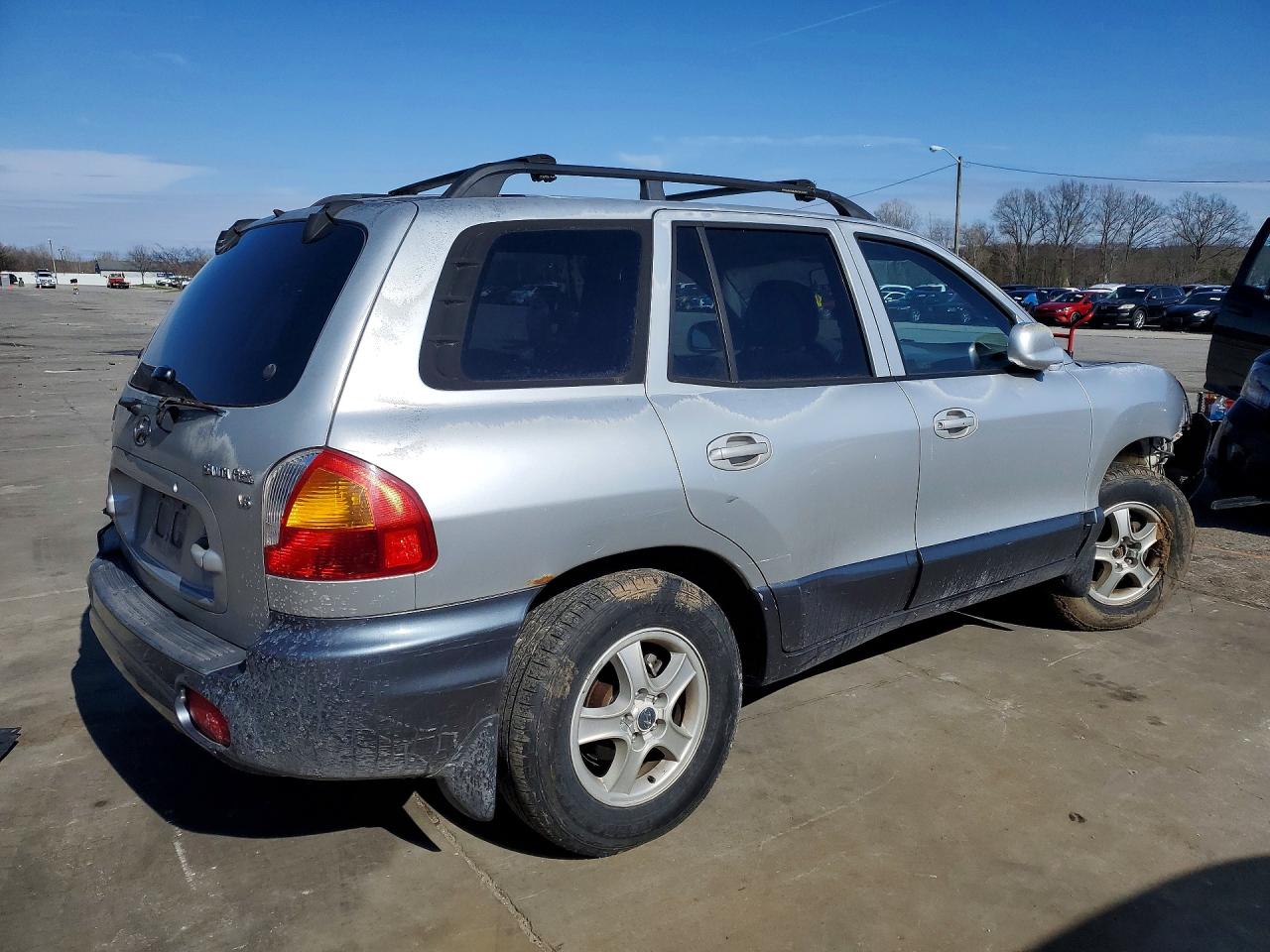 2002 Hyundai Santa Fe Gls Gray vin: KM8SC13D62U270619