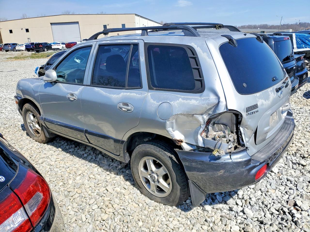 2002 Hyundai Santa Fe Gls Gray vin: KM8SC13D62U270619
