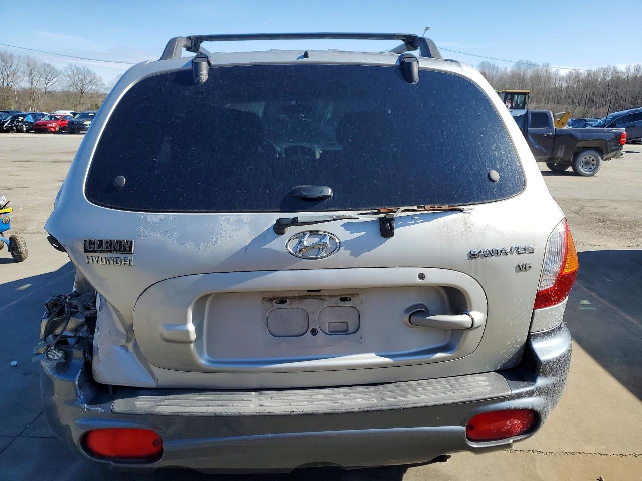2002 Hyundai Santa Fe Gls Gray vin: KM8SC13D62U270619
