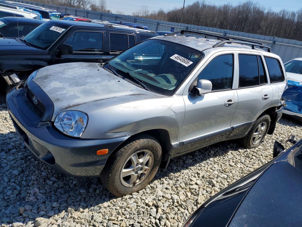 2002 Hyundai Santa Fe Gls Gray vin: KM8SC13D62U270619
