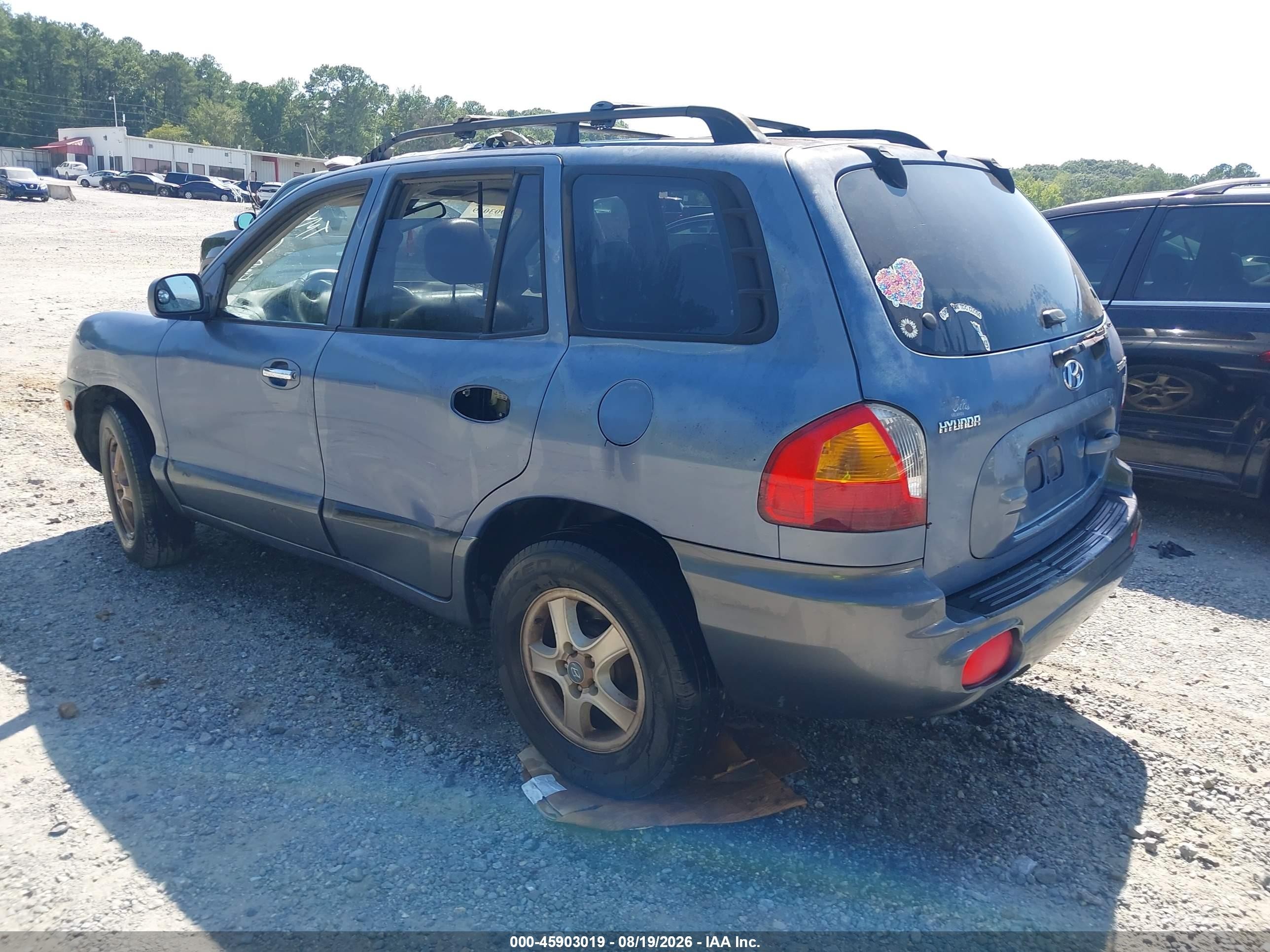 2002 Hyundai Santa Fe Gls/lx Синий vin: KM8SC13D62U286092