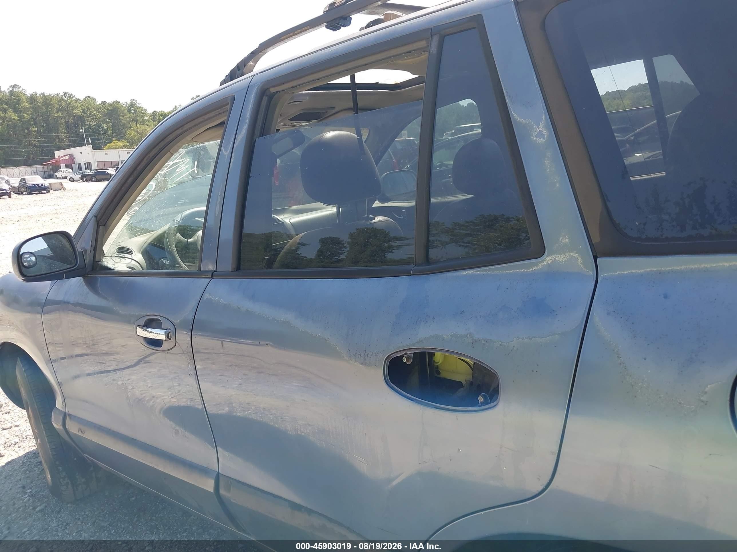 2002 Hyundai Santa Fe Gls/lx Синий vin: KM8SC13D62U286092