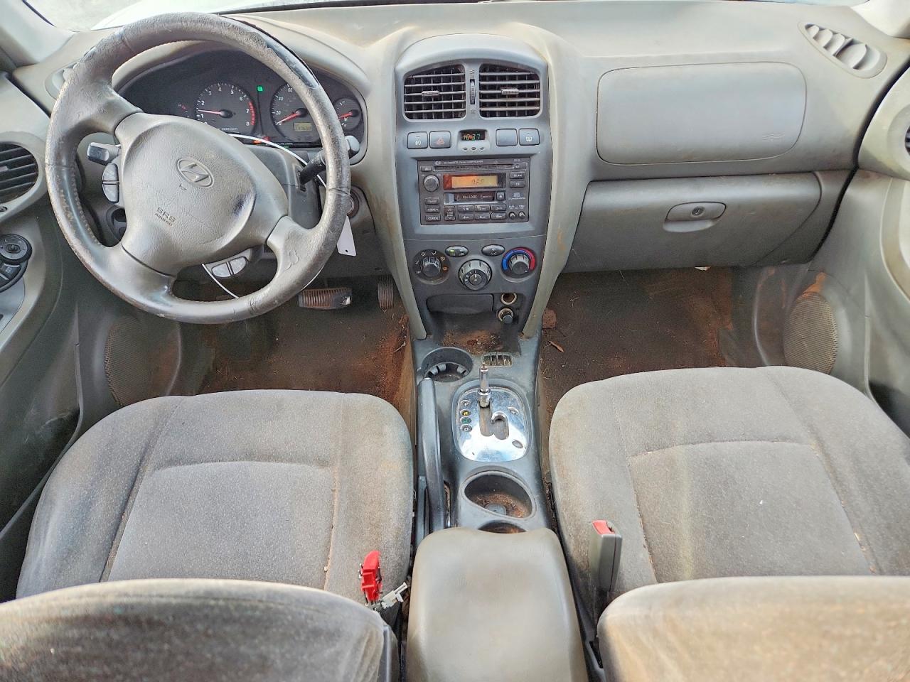 2002 Hyundai Santa Fe Gls Silver vin: KM8SC13D62U302338