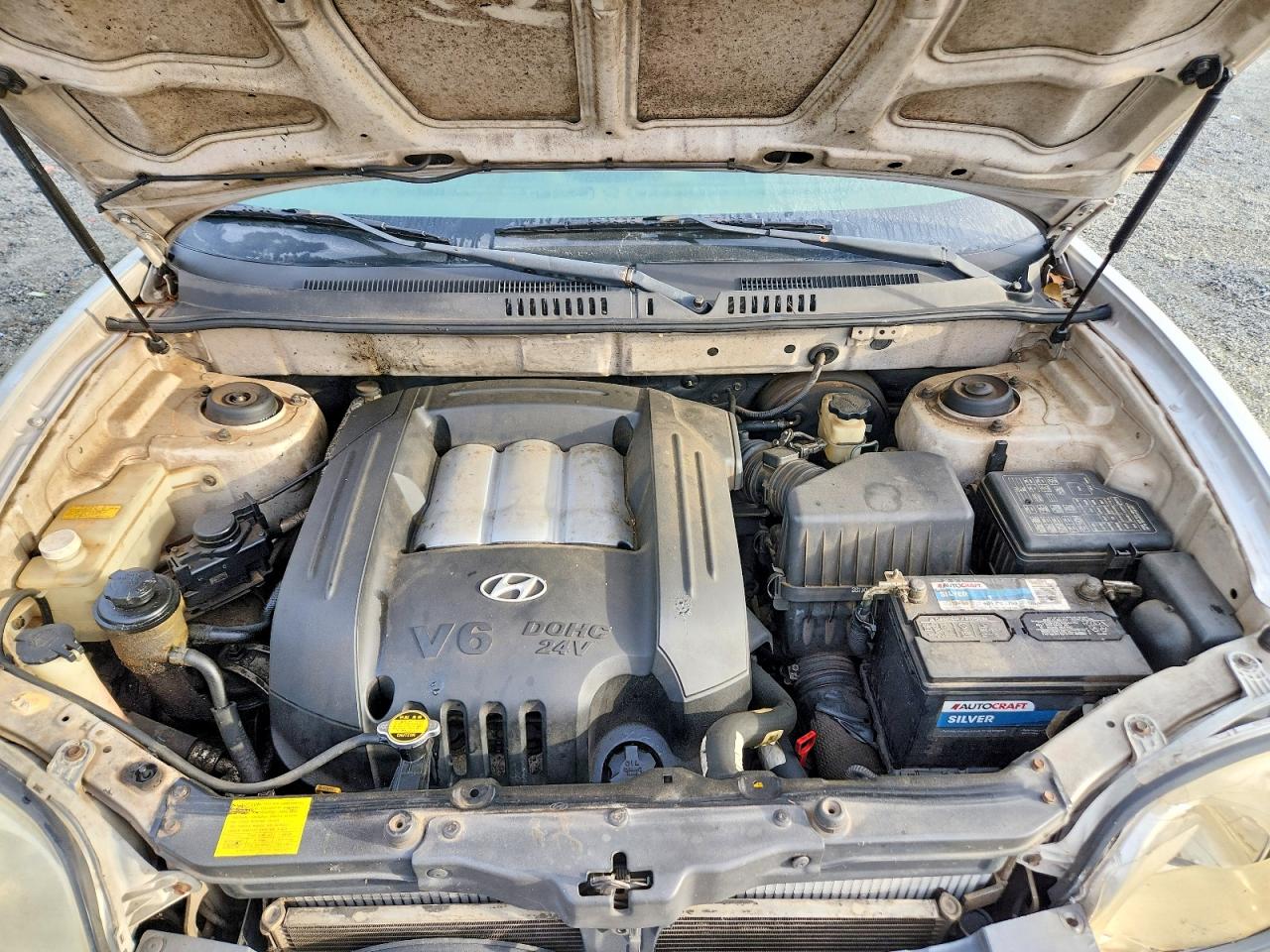 2002 Hyundai Santa Fe Gls Silver vin: KM8SC13D62U302338