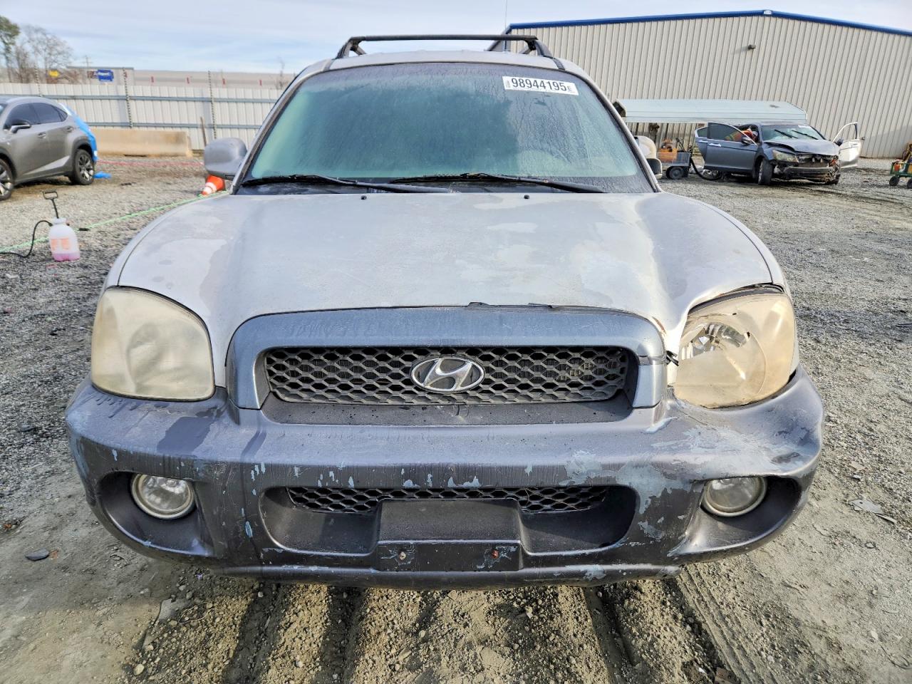 2002 Hyundai Santa Fe Gls Silver vin: KM8SC13D62U302338