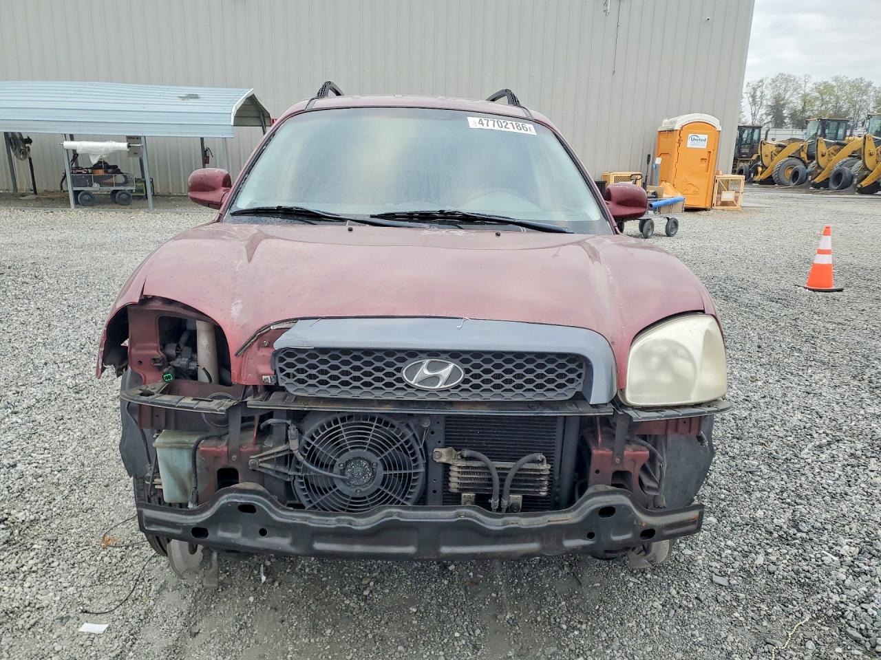 2002 Hyundai Santa Fe Gls Burgundy vin: KM8SC13D62U312075