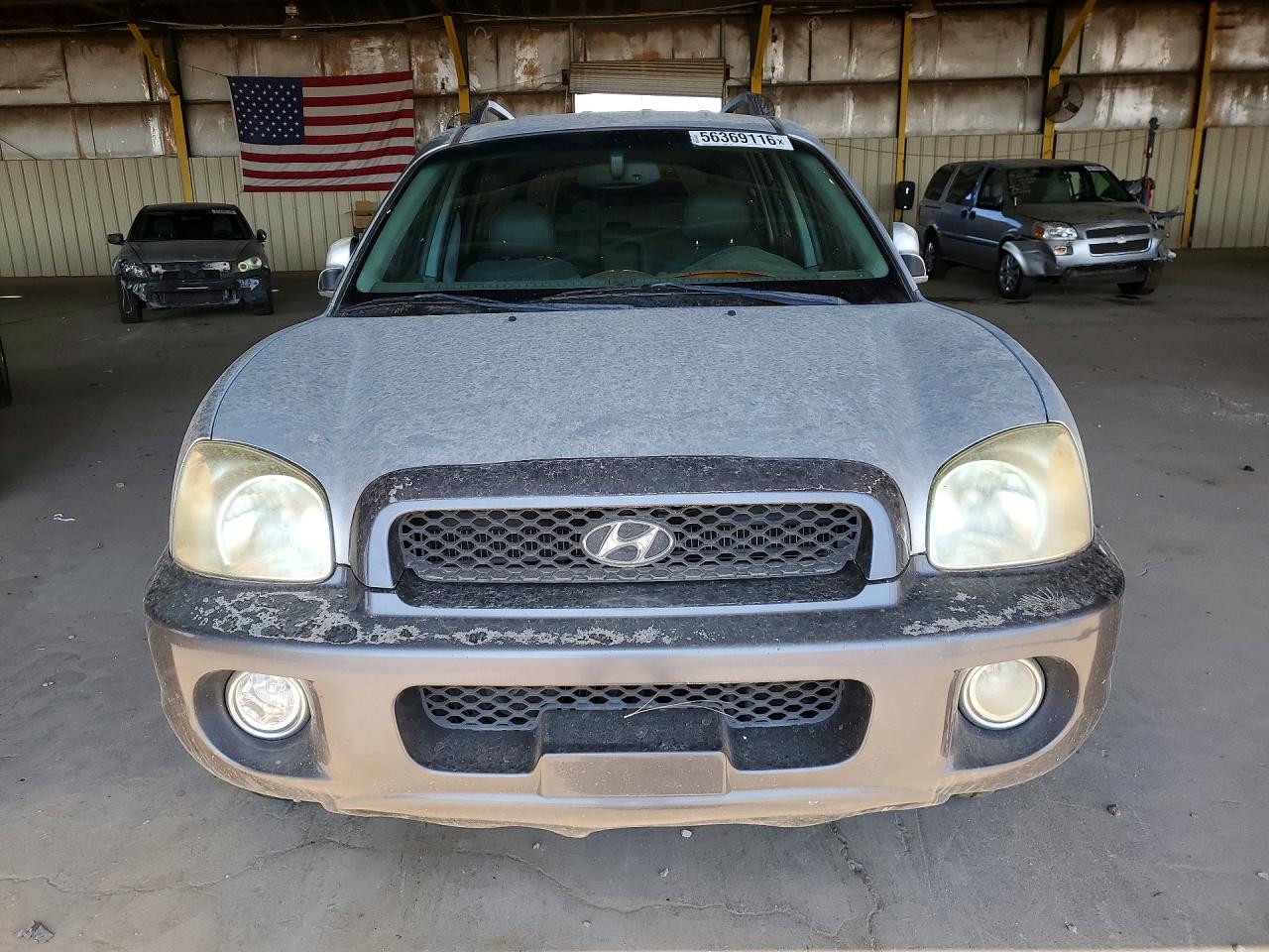 2003 Hyundai Santa Fe Gls Серебряный vin: KM8SC13D63U433531