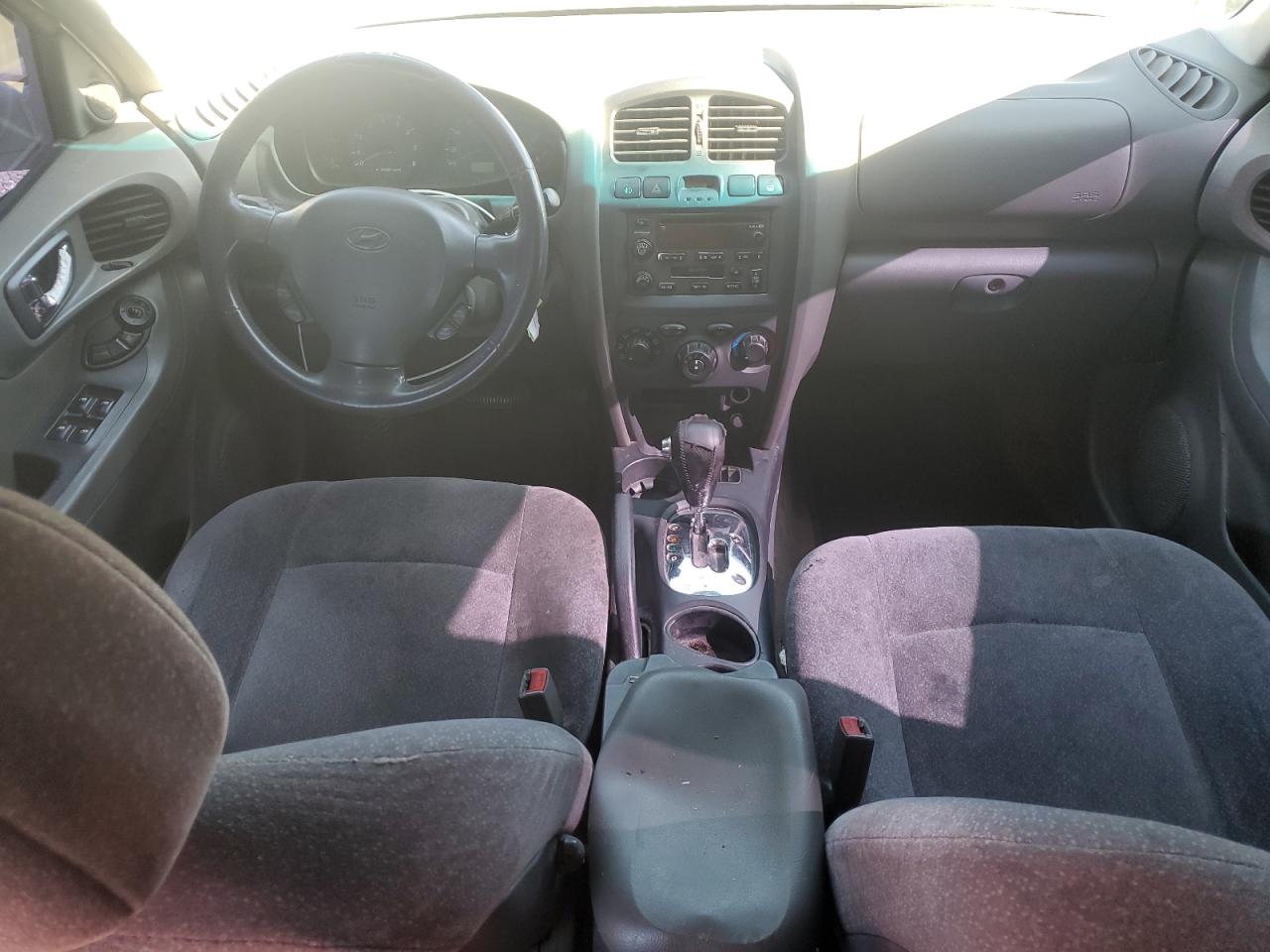 2003 Hyundai Santa Fe Gls White vin: KM8SC13D63U536075
