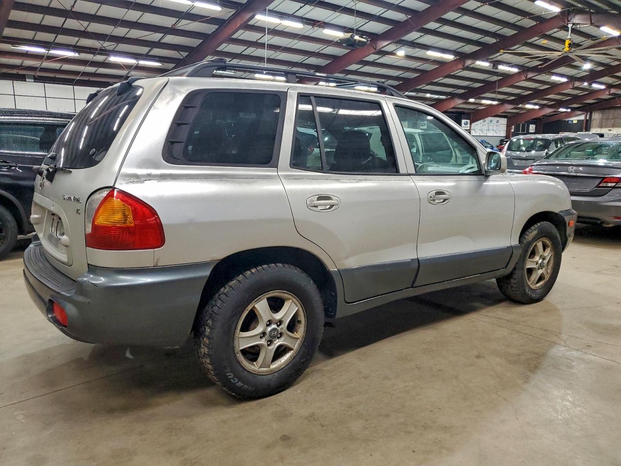 2004 Hyundai Santa Fe Gls Серебряный vin: KM8SC13D64U635710