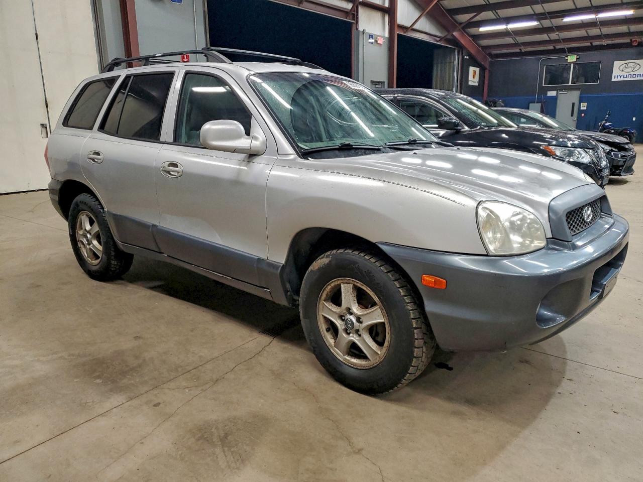 2004 Hyundai Santa Fe Gls Серебряный vin: KM8SC13D64U635710