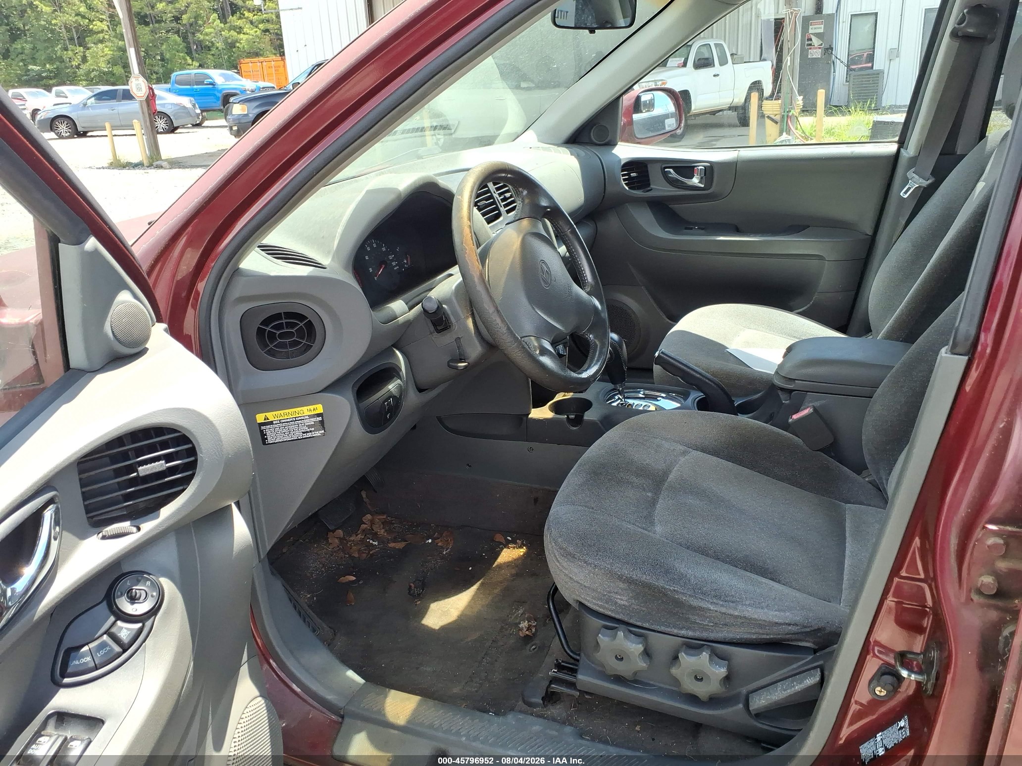 2004 Hyundai Santa Fe Gls/lx Red vin: KM8SC13D64U650496