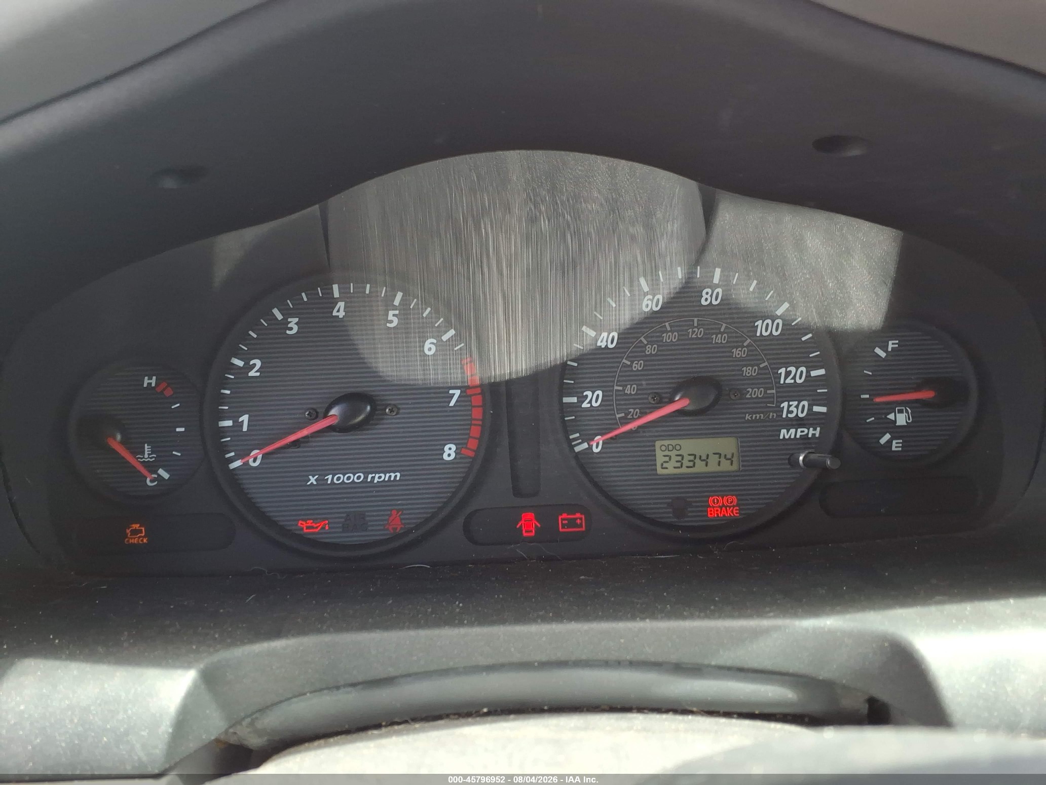 2004 Hyundai Santa Fe Gls/lx Red vin: KM8SC13D64U650496