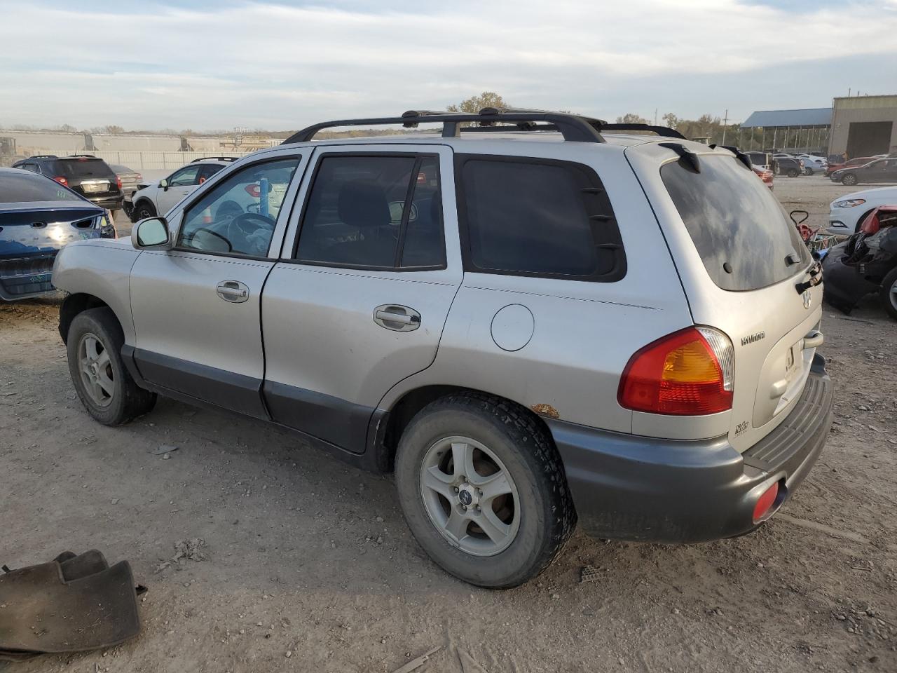 2004 Hyundai Santa Fe Gls Серебряный vin: KM8SC13D64U715363