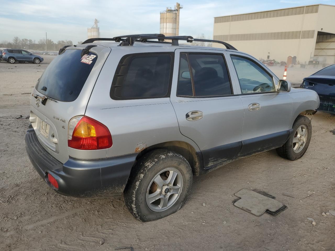 2004 Hyundai Santa Fe Gls Серебряный vin: KM8SC13D64U715363