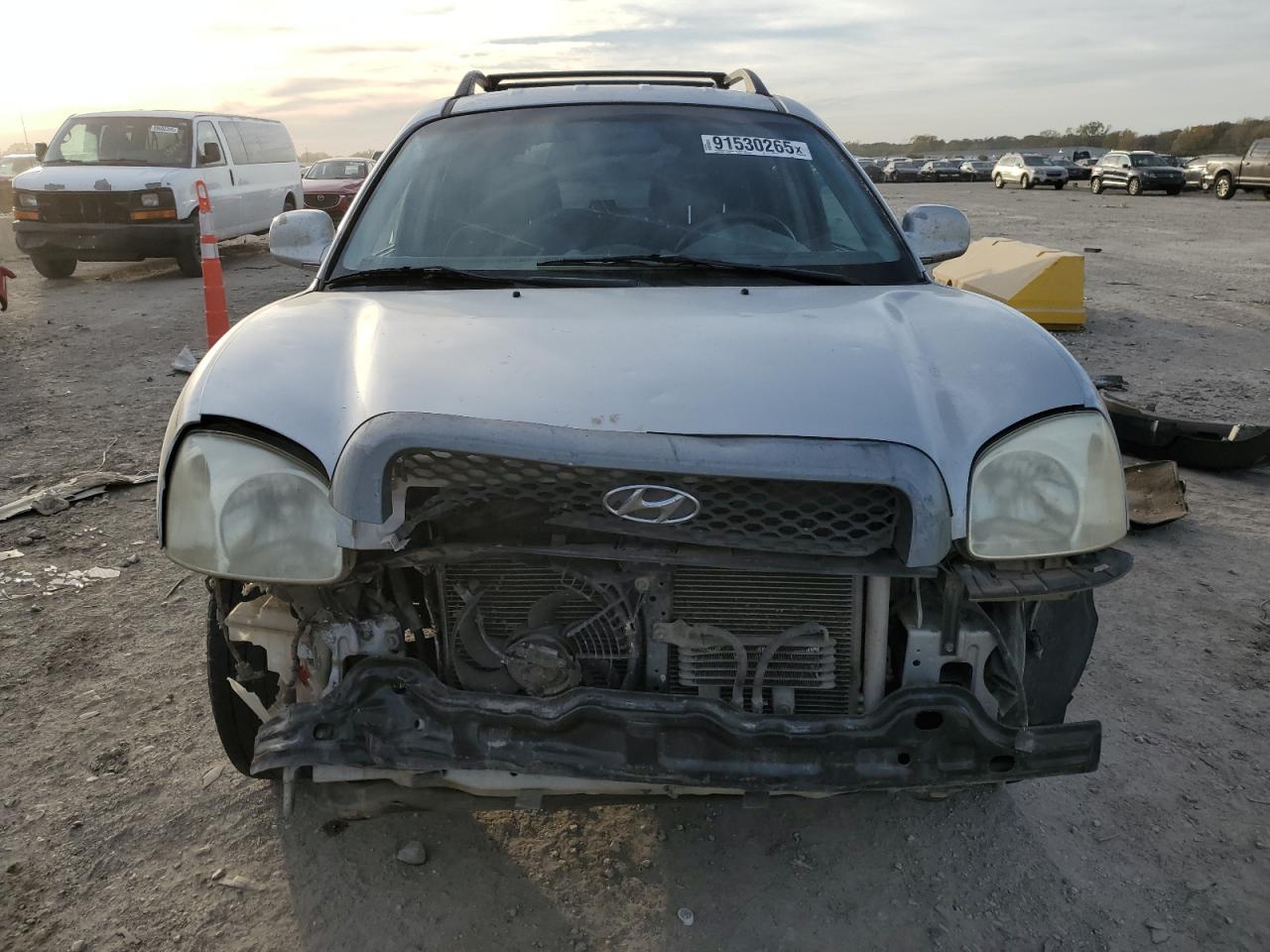 2004 Hyundai Santa Fe Gls Серебряный vin: KM8SC13D64U715363