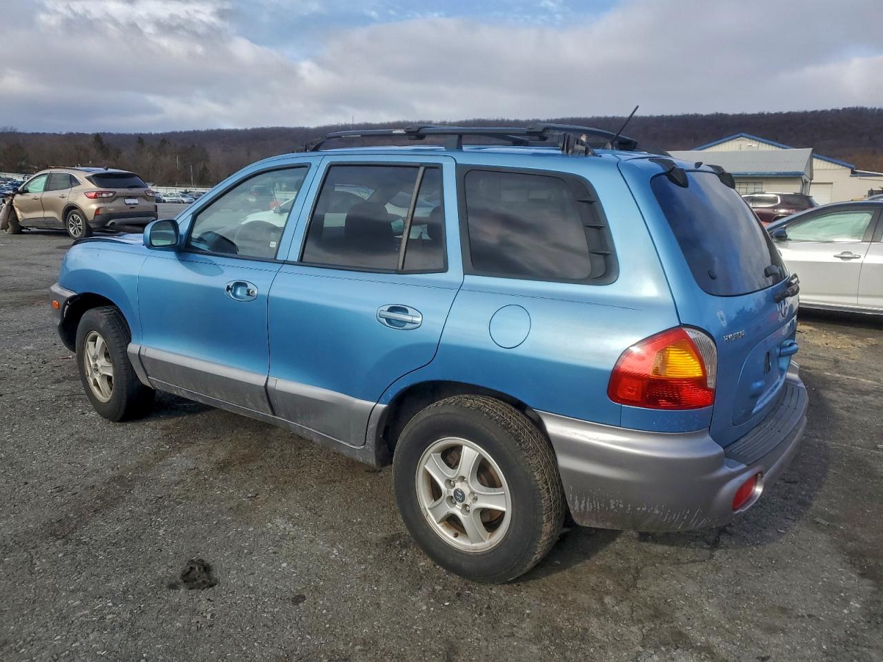 2004 Hyundai Santa Fe Gls Синий vin: KM8SC13D64U837379