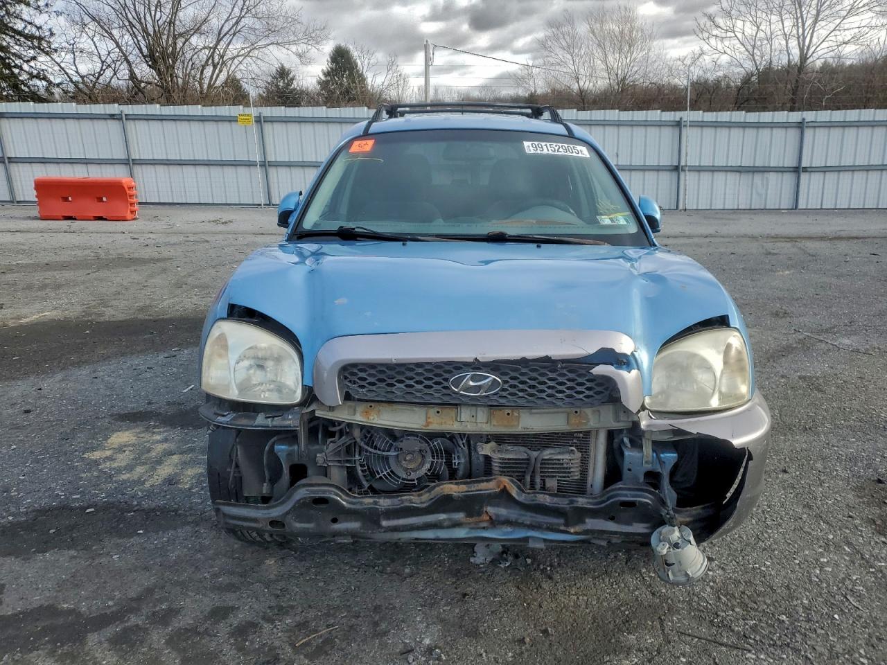 2004 Hyundai Santa Fe Gls Синий vin: KM8SC13D64U837379