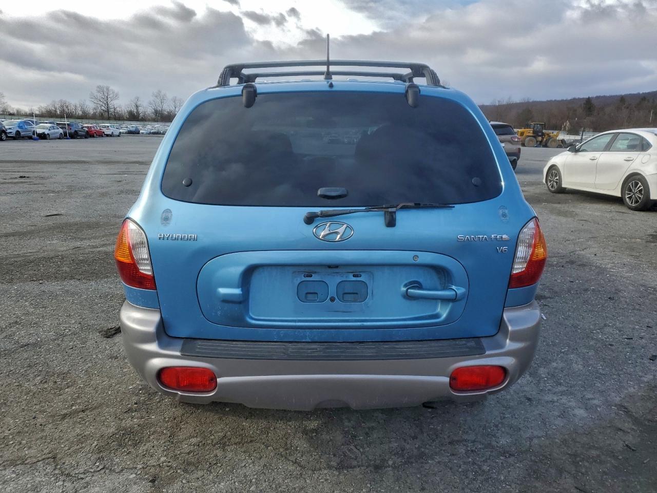 2004 Hyundai Santa Fe Gls Синий vin: KM8SC13D64U837379
