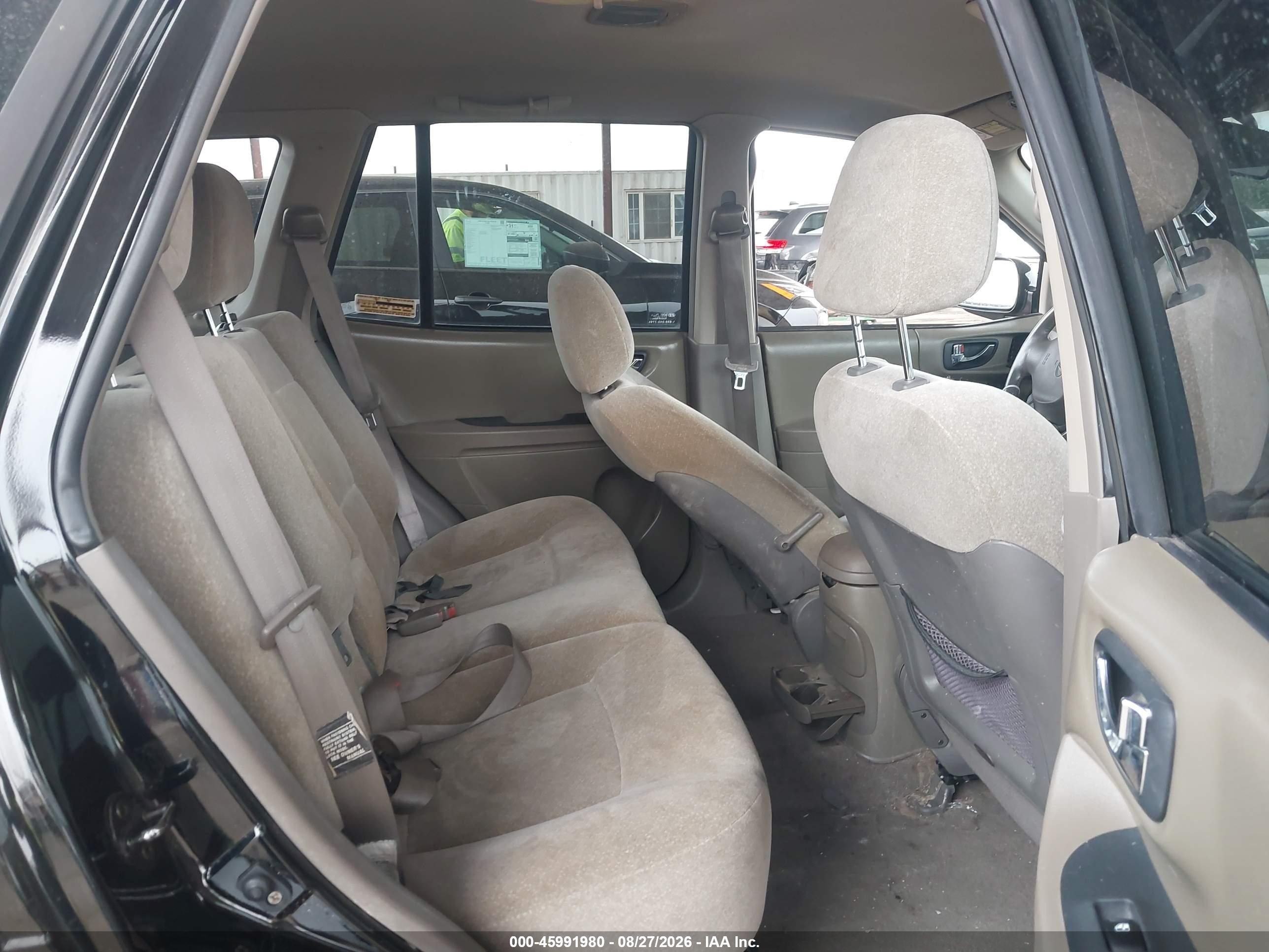 2004 Hyundai Santa Fe Gls Black vin: KM8SC13D64U839620