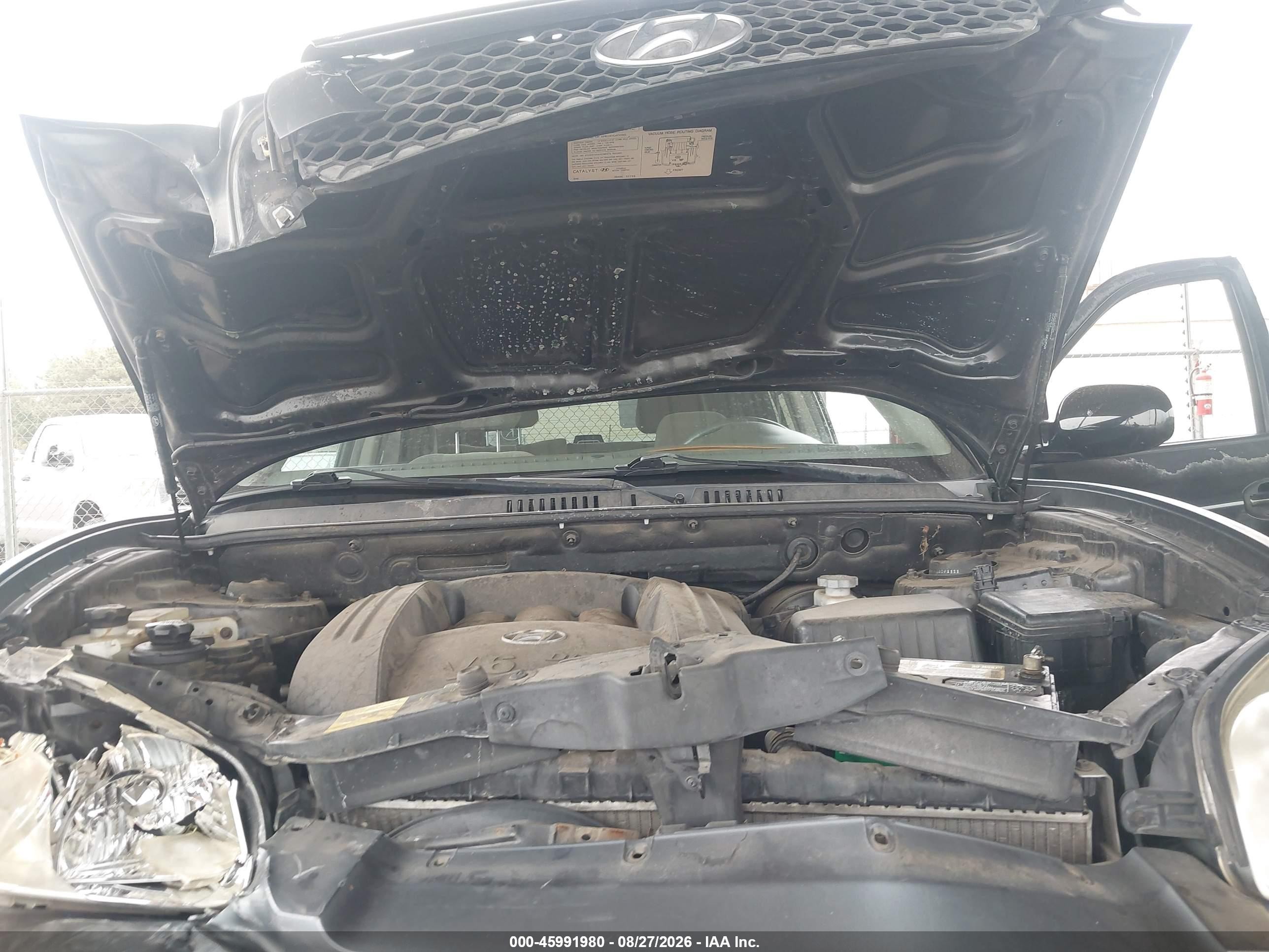 2004 Hyundai Santa Fe Gls Black vin: KM8SC13D64U839620