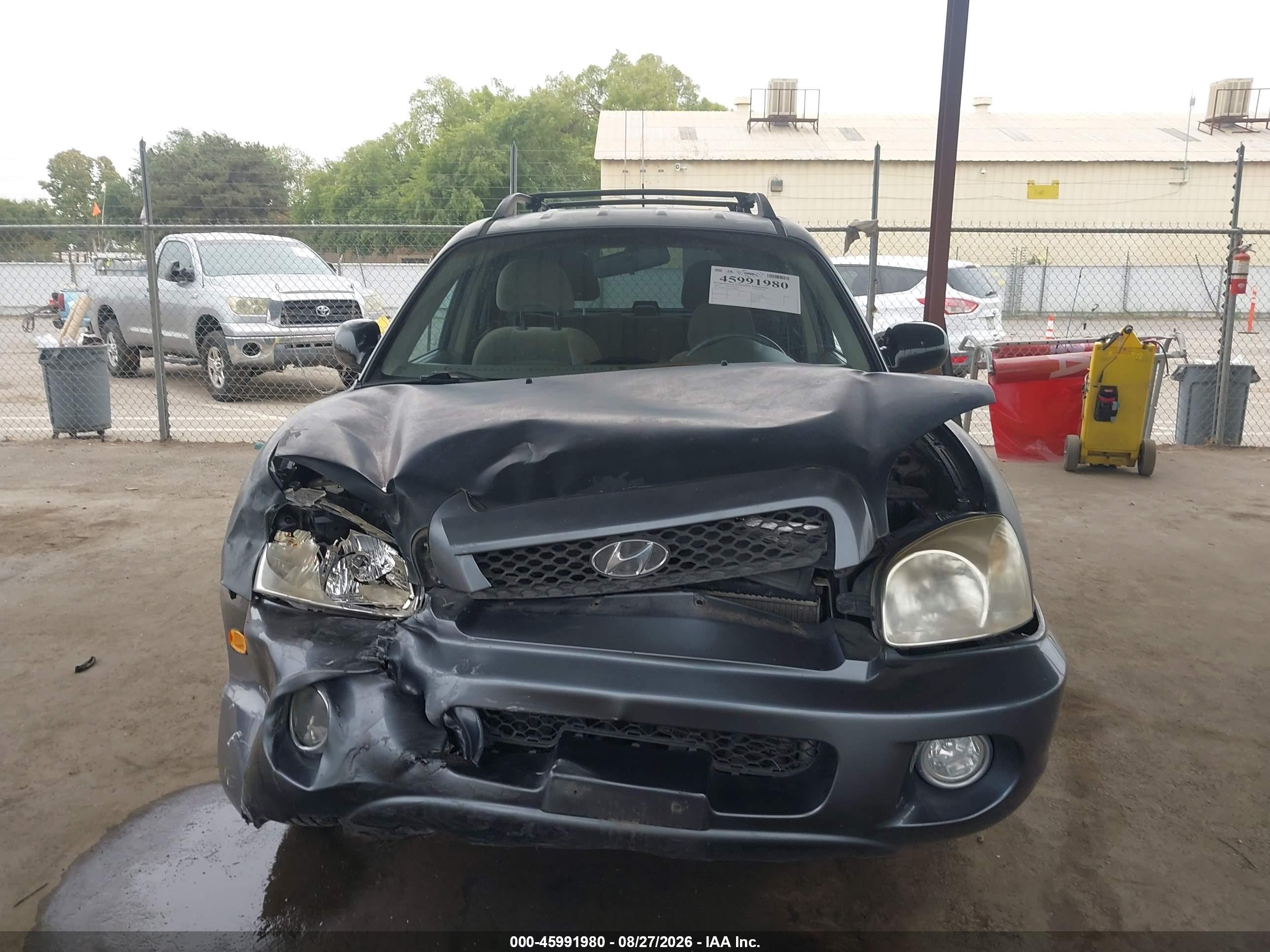 2004 Hyundai Santa Fe Gls Black vin: KM8SC13D64U839620