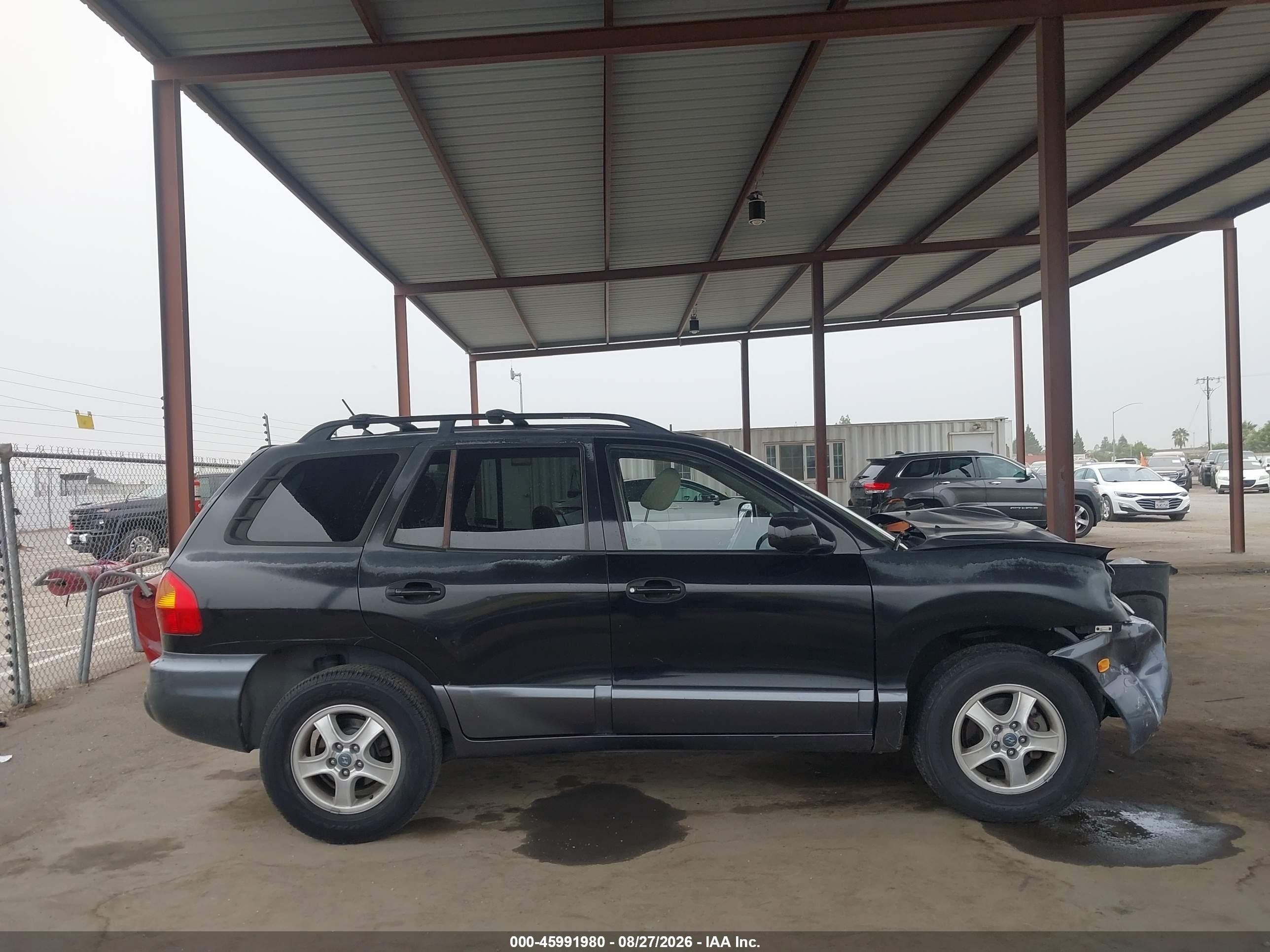 2004 Hyundai Santa Fe Gls Black vin: KM8SC13D64U839620