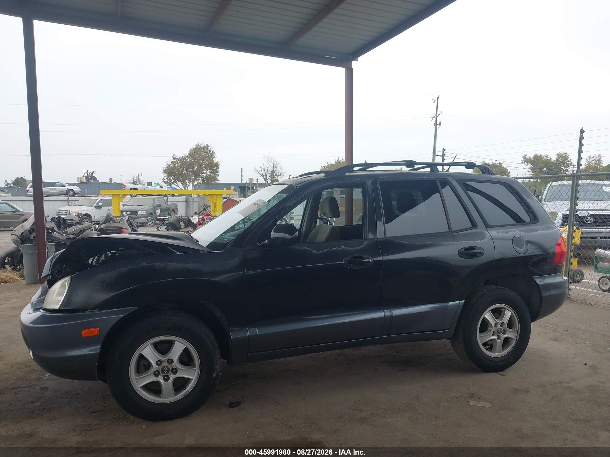 2004 Hyundai Santa Fe Gls Black vin: KM8SC13D64U839620