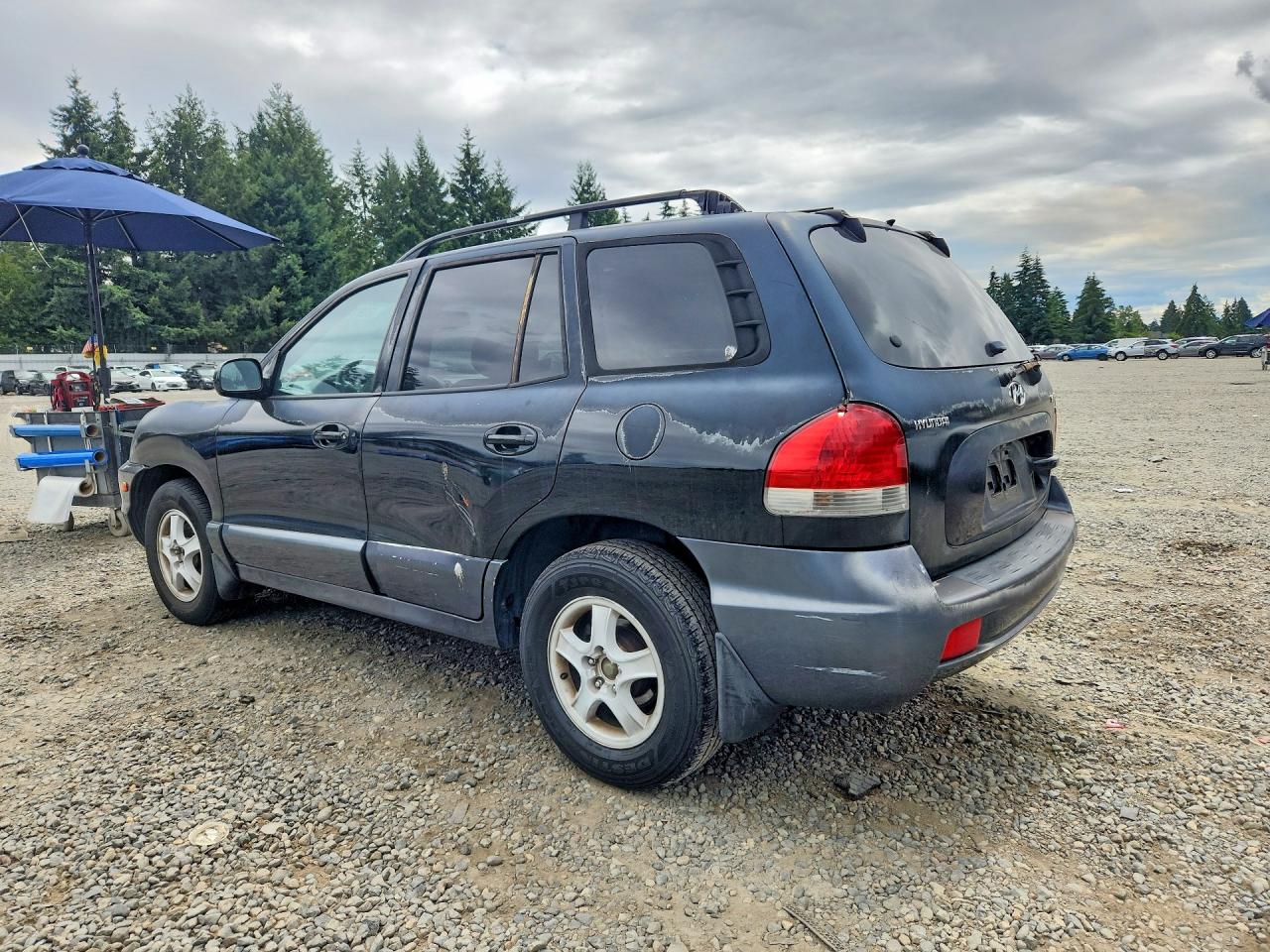 2005 Hyundai Santa Fe Gls Черный vin: KM8SC13D65U888592