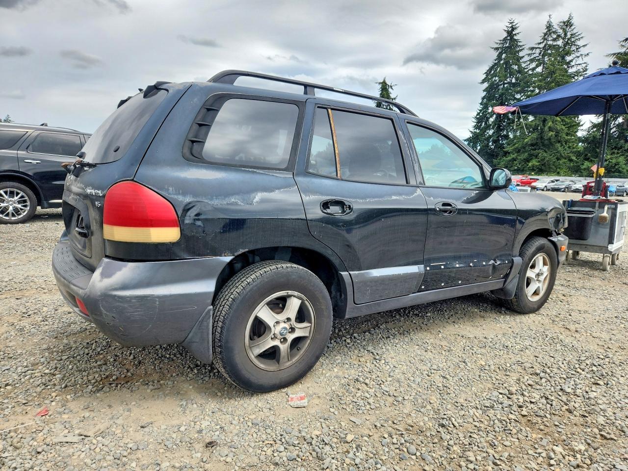 2005 Hyundai Santa Fe Gls Черный vin: KM8SC13D65U888592