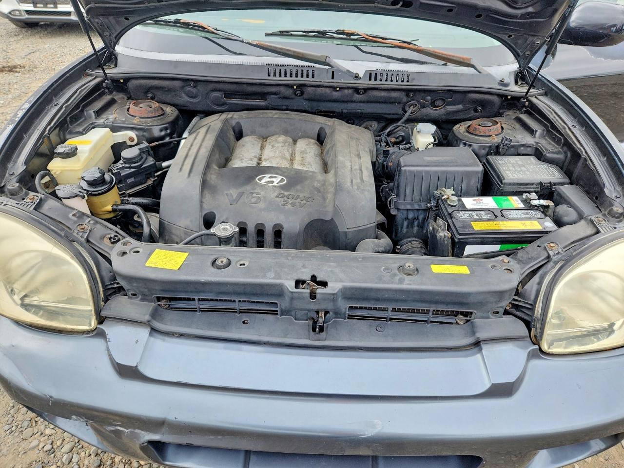 2005 Hyundai Santa Fe Gls Черный vin: KM8SC13D65U888592
