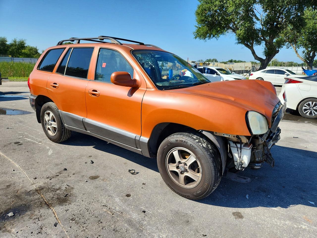 2002 Hyundai Santa Fe Gls Orange vin: KM8SC13D72U204399