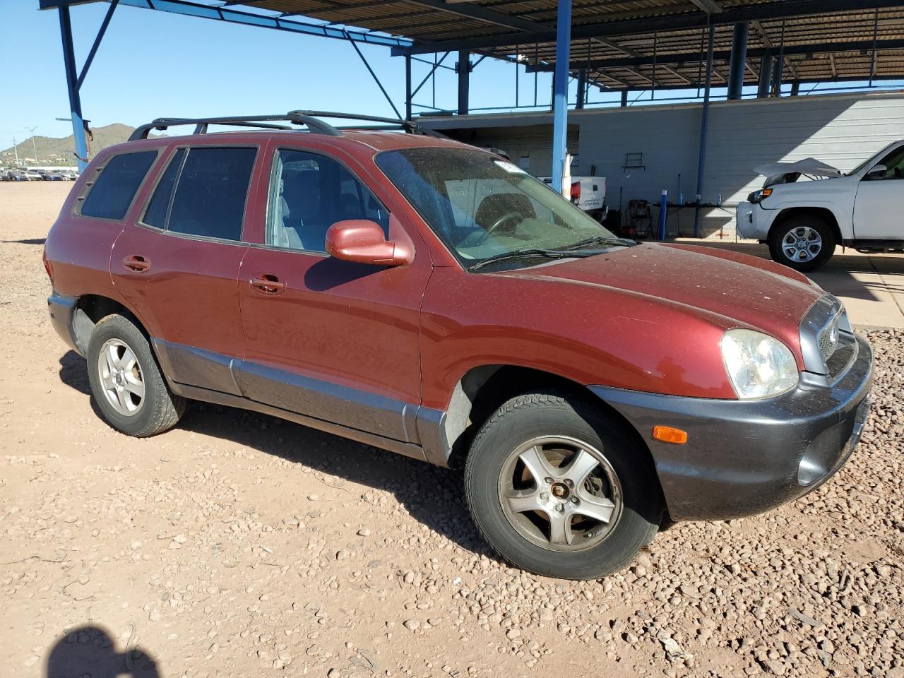 2003 Hyundai Santa Fe Gls Maroon vin: KM8SC13D73U401901