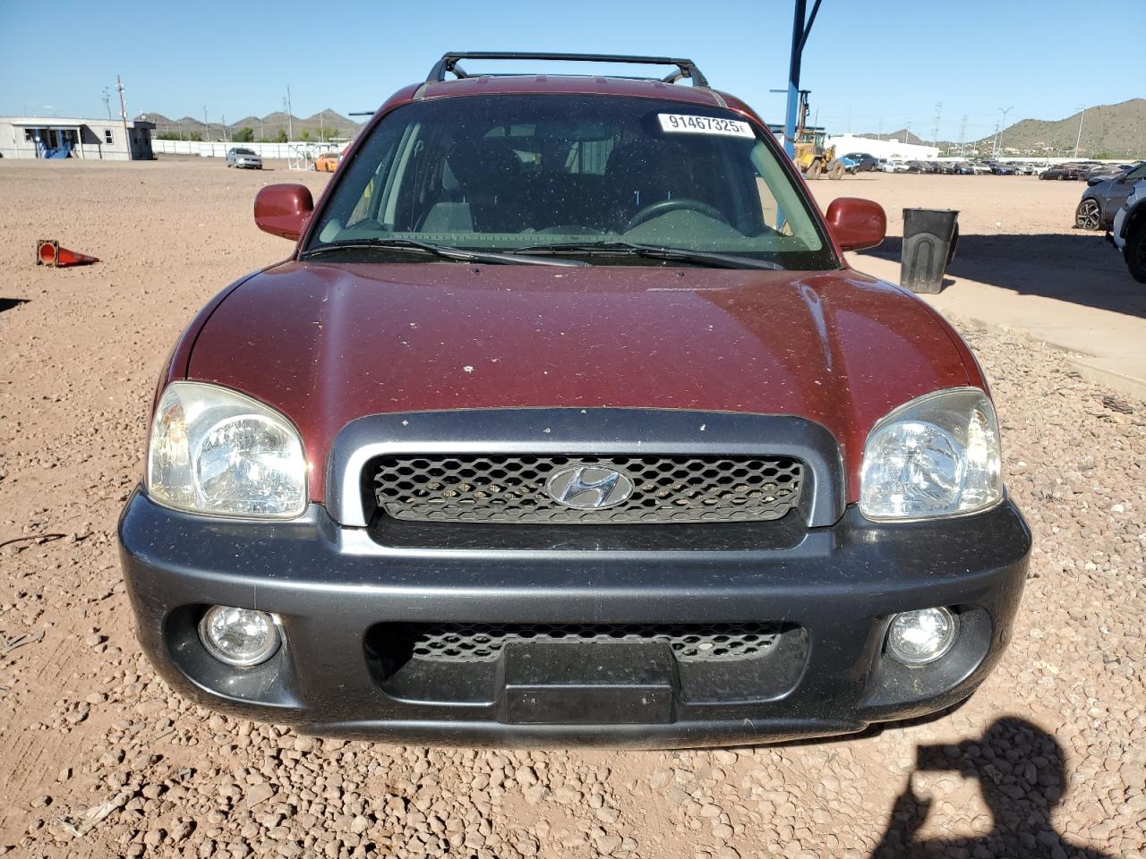 2003 Hyundai Santa Fe Gls Maroon vin: KM8SC13D73U401901
