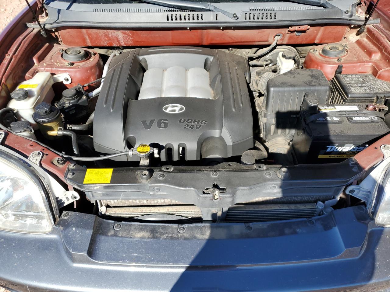 2003 Hyundai Santa Fe Gls Maroon vin: KM8SC13D73U401901