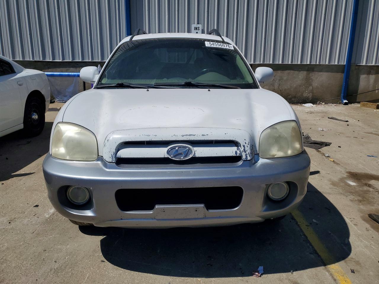 2005 Hyundai Santa Fe Gls White vin: KM8SC13D75U029172