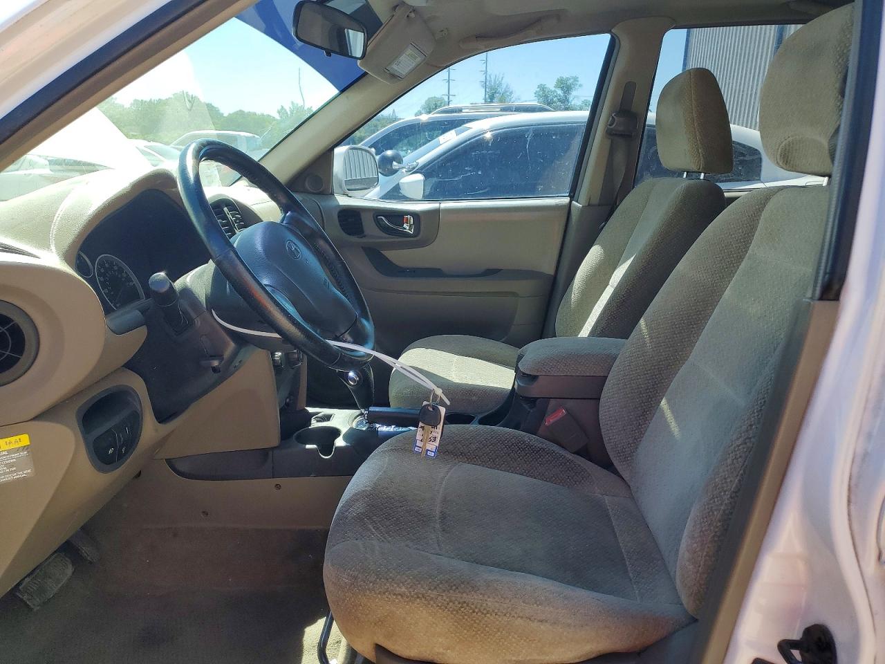 2005 Hyundai Santa Fe Gls White vin: KM8SC13D75U029172