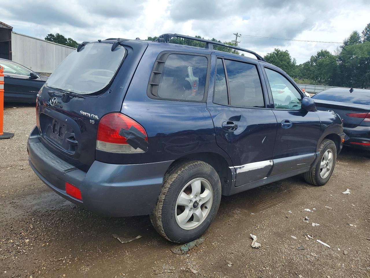 2005 Hyundai Santa Fe Gls Blue vin: KM8SC13D75U875267